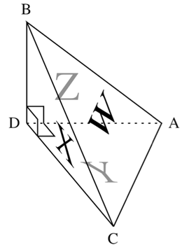 A Right-Corner Tetrahedron
